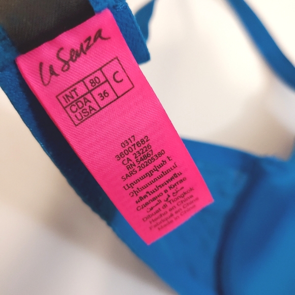 La Senza So Free bra blue lace - Size 36C - Picture 6 of 7